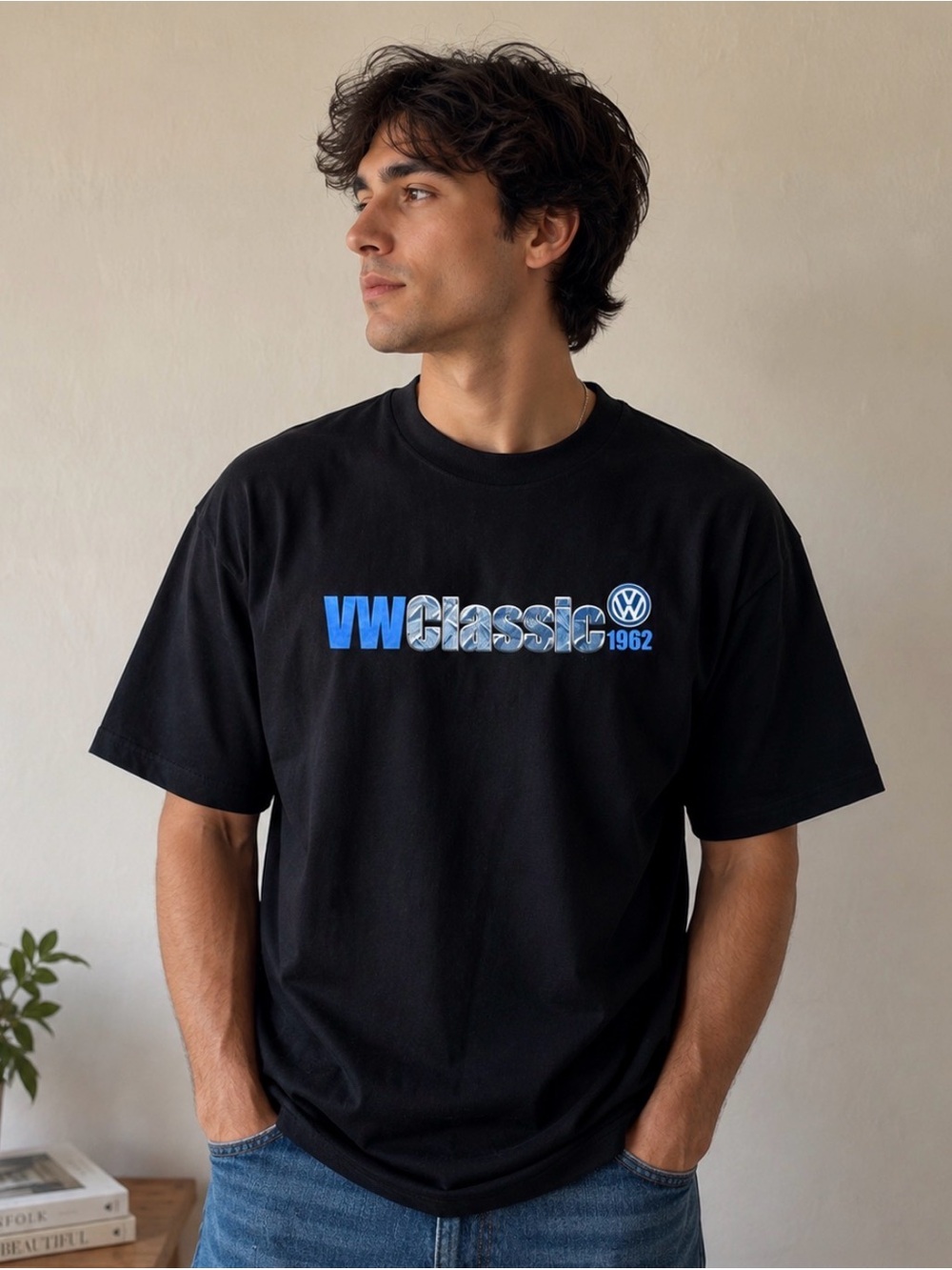 VW Classic Black Graphic Tee - VW1962